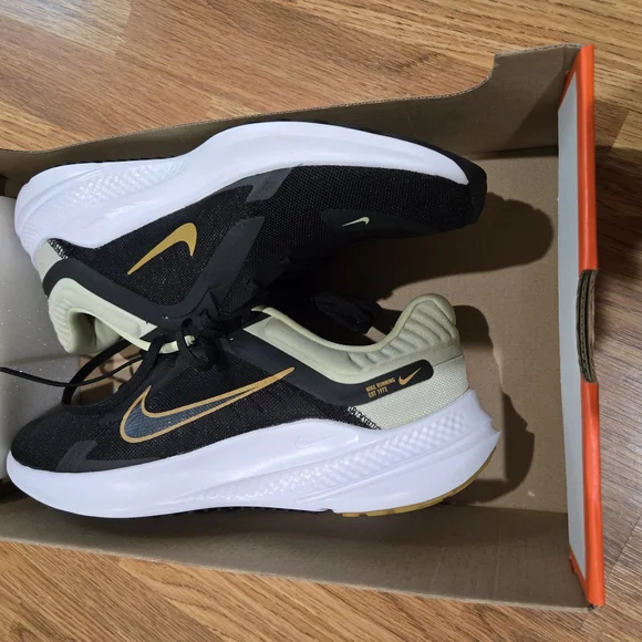 Nike Black and Gold Sneakers - Picture 2 of 4